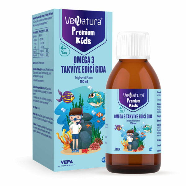 VeNatura Kids Premium Omega 3 Food Supplement 150 ml