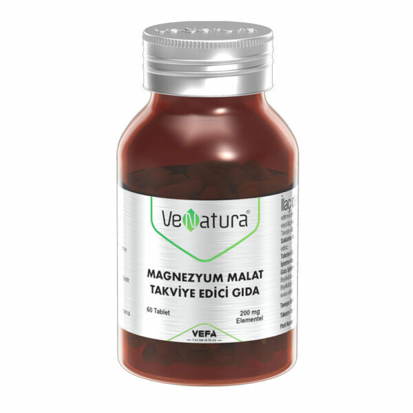 VeNatura Magnesium Malate Supplement Food 60 Tablets