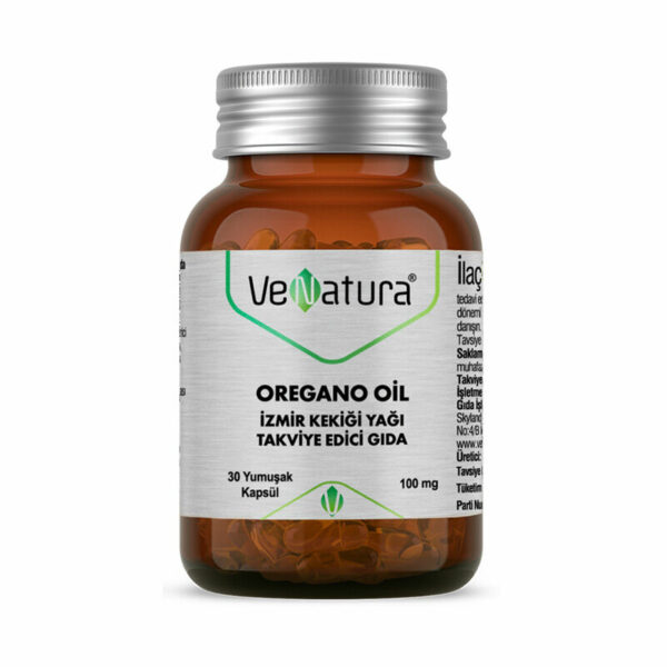 VeNatura Oregano Oil İzmir Thyme Oil 30 Soft Capsules