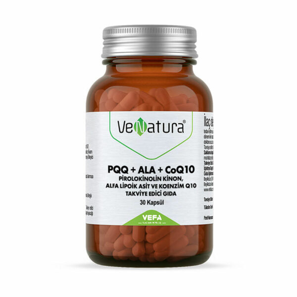 VeNatura PQQ+ALA+CoQ10 Food Supplement 30 Capsules