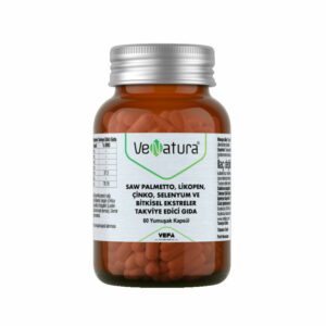 Introducing VeNatura Saw Palmetto Lycopene Zinc Selenium 60 Soft Capsules, a comprehensive health supplement designed to support your overall well-being.