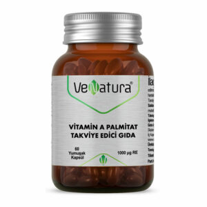 Introducing VeNatura Vitamin A Palmitate 60 Soft Capsules, your essential source of vitamin A for overall health and wellness.