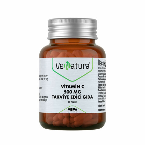 VeNatura Vitamin C 500 MG Food Supplement 60 Capsules