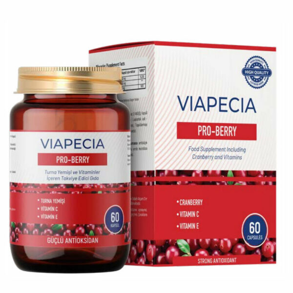 Viapecia Pro-Berry Crane Green and Food Supplement with Vitamins 6 Capsules