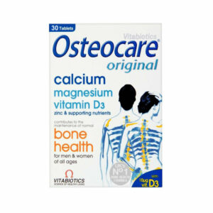 Introducing Vitabiotics Osteocare Original Bone Health 30 Tablets, your essential source of calcium for bone health.