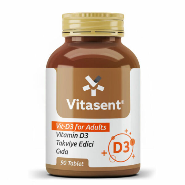 Vitasent Vit D3 For Adults Food Supplement 90 Tablets