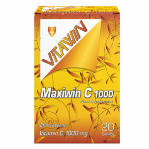 Introducing the Vitawin Maxiwin C 1000 mg Effervescent 20 Sachets, a powerful and convenient way to boost your daily vitamin C intake.