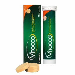 Vitocco Food Supplement Containing Vitamin Minerals 15 Effervescent Tablets