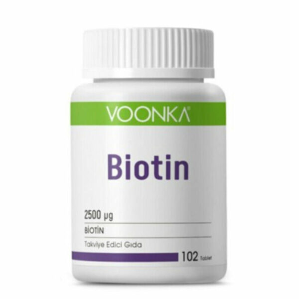 Voonka Food Supplement with Biotin 102 Tablets