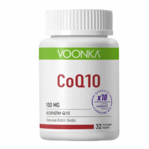 Introducing Voonka CoQ10 100 mg 32 Capsules, your essential supplement for maintaining overall health and vitality.