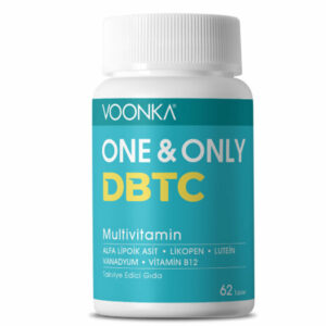 Introducing the Voonka One And Only DBTC Multivitamin 62 Tablets, the ultimate solution for supporting your overall health and well-being.