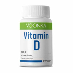 Voonka Food Supplement Containing Vitamin D 102 Capsules