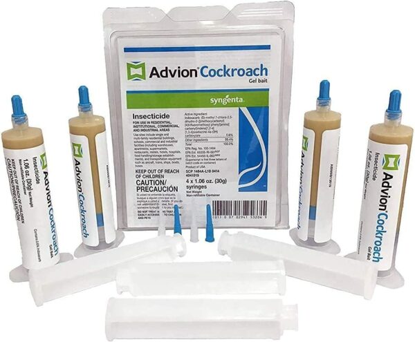 Introducing the Syngenta Advion Cockroach Gel Bait 4x30 g, a powerful solution for effective cockroach control.