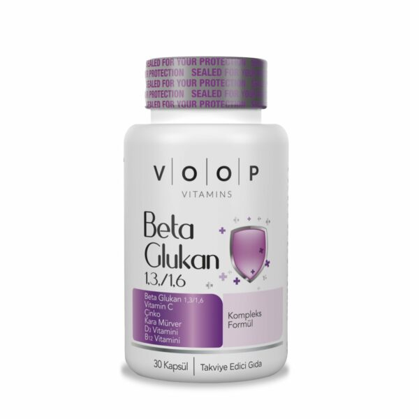 Voop Beta Glucan Supplement Food 30 Capsules