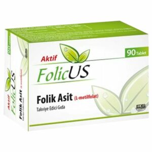 Active Folic Us Folic Acid Supplement Food 90 Tablets