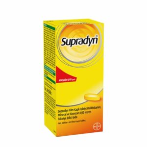 Introducing the Supradyn Coenzyme Q10 60 Tablets, a powerful addition to your daily health routine.