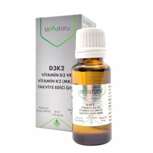 VeNatura Vitamin D3 And Menaquinone 7 Food Supplement 20 ml