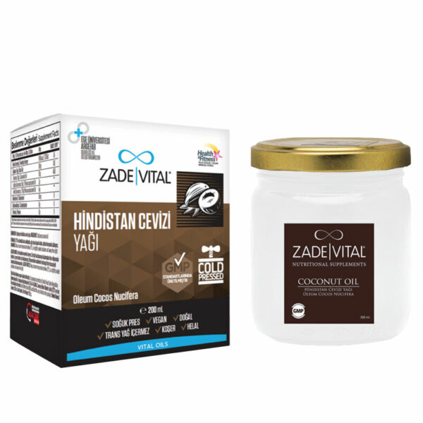 Introducing the Zade Vital Coconut Oil 200 ml, a natural and nourishing solution for your health and wellness needs.