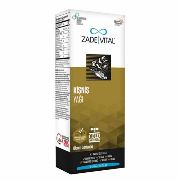 Zade Vital Coriander Oil 150 ml