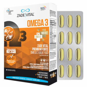 Zade Vital Omega 3 Forte Fish Oil 40 Soft Capsules