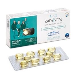 Introducing Zade Vital Omega3 30 Soft Capsules for Adults, a powerful supplement to support your overall health and well-being.