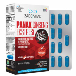 Zade Vital Panax Ginseng Extract Supplementary Food 30 Herbal Capsules