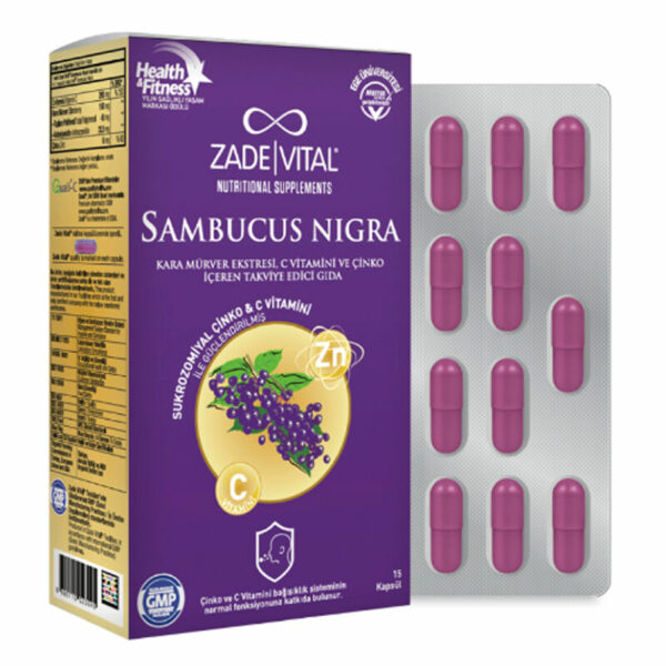 Zade Vital Sambucus Nigra 15 Capsules