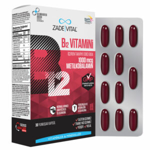 Zade Vital Vitamin B12 30 Soft Capsule