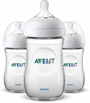 زجاجة أطفال لها من فيليبس افينت طبيعي، 3+ أشهر، 2 قلم رقم 3 | Philips Avent