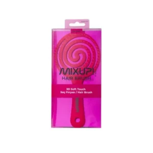 Introducing the Mixup 3d Soft Touch Hair Brush Fuchsia, a versatile and stylish hair accessory perfect for adding a pop of color to any hairstyle.