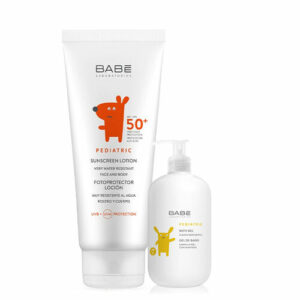 Babe Pediatric Sunscreen SPF 50 Lotion 100 ml - Bath Gel GIFT