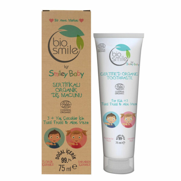 Biosmile Ecocert Organic Certified Children's Toothpaste