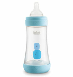 Chicco Intui-flow System 5 Perfect 2m + Baby Bottle 240 ml - Blue