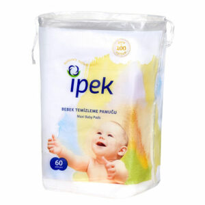 İpek Silk Hydrophilic Maxi Baby Cleaning Cotton Pad 60 Pieces