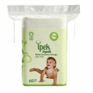 İpek Organic Baby Cleaning Cotton 60 Pieces