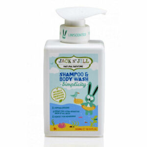 Jack N' Jill Natural Bathtime Shampoo & Body Wash 300ml - Simplicity