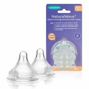 Lansinoh Natural Wave Bottle Teat - Slow Flow