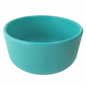 OiOi Basic Silicone Bowl 6 Months + Aqua Green