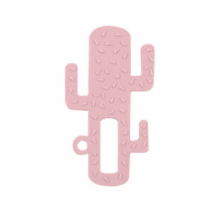 OiOi Cactus Silicone Teether 3 Months+ Pink