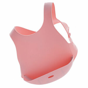 OiOi Silicone Baby Bib 6 Months+ Pink