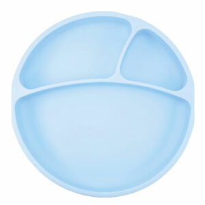 OiOi Silicone Portion Food Plate 6+Moon Blue