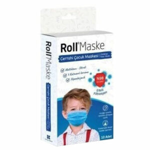 Roll Mask Children's Mask 10 Pieces - Male