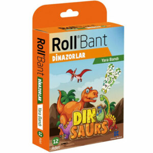 Rollband Dinosaurs Band-Aid 12 Pieces