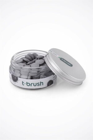 T-Brush Activated Charcoal Fluoride-Free Toothpaste 90 Tablets