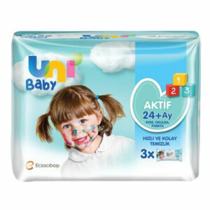 Uni Baby Active Simple Clean Wet Wipes 3x52 Pieces