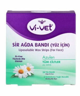 Vi-vet Facial Waxing Strip Set of 24