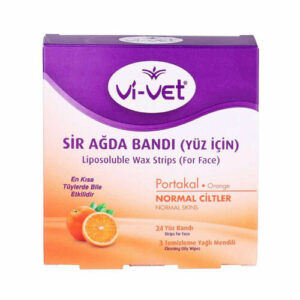 Vi-vet Facial Waxing Strips Orange Set of 24