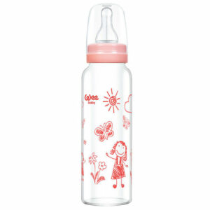 Wee Baby Classic Heat Resistant Glass Baby Bottle 240 ml