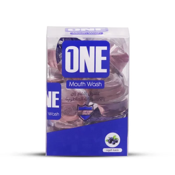 The One Touch Advanced Berry Capsule Mouthwash 20 Capsules 15ml