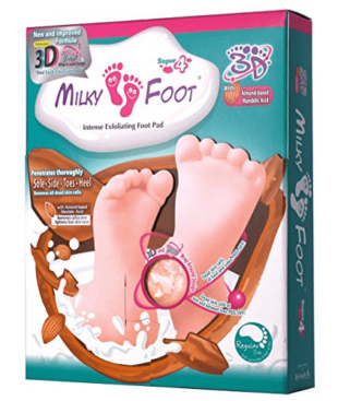 Introducing Milky Foot Intense Exfoliating Foot Peel, your ideal solution for softening and rejuvenating rough, dry feet.